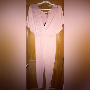 Fashion Nova - That’s The Spirit Jumpsuit - Pink - Size Medium - Never worn